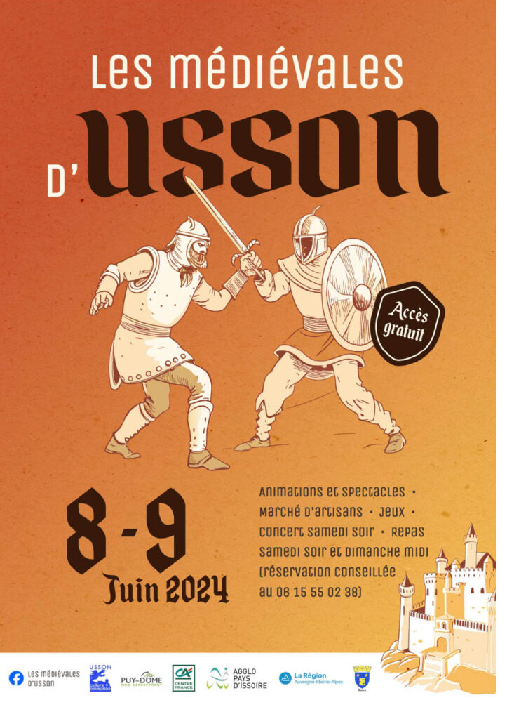 affiche usson medievale 2024